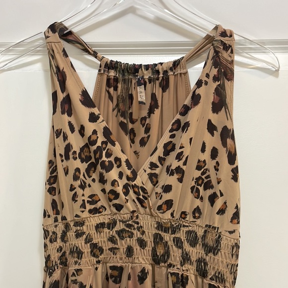 Leopard Multi Colored Sleeveless Dress - Picture 2 of 9